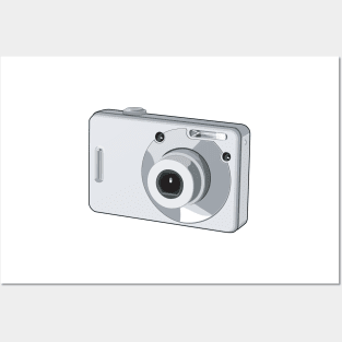 Point and Shoot Digital Camera Retro Posters and Art